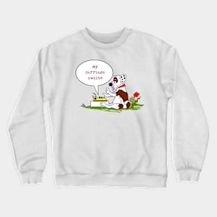 TYPEWRITER G PUP BROWN Crewneck Sweatshirt